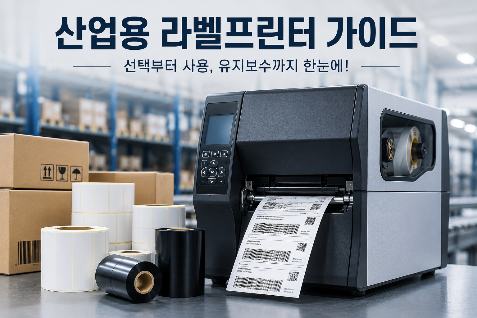 산업용 라벨프린터 선택 전 반드시 확인해야 하는 7가지 핵심 기준